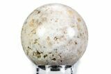 Polished Banded Java Lace Agate Sphere - Indonesia #360364-1